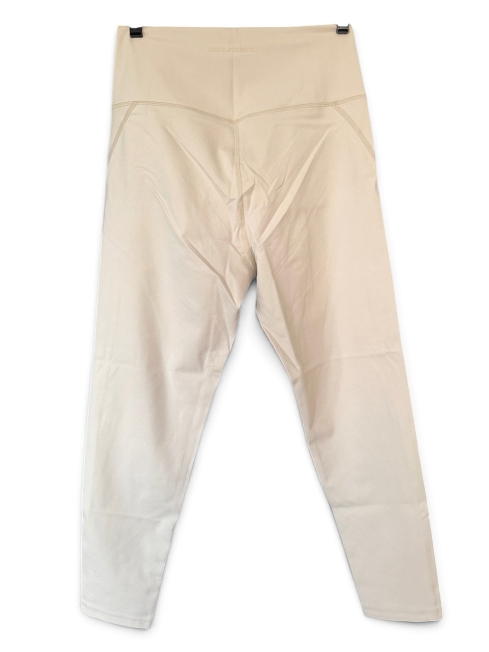 NWT girlfriend collective Beige High Rise Cropped Leggings - Picture 5 of 7